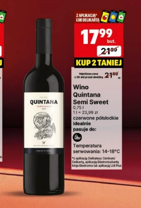 Wino czerwone Quintana