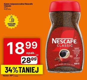 NESCAFÉ Classic Kawa rozpuszczalna 200 g niska cena