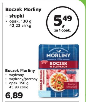 Morliny Boczek w słupkach 150 g niska cena