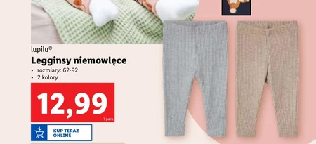 Legginsy niemowlęce Lupilu