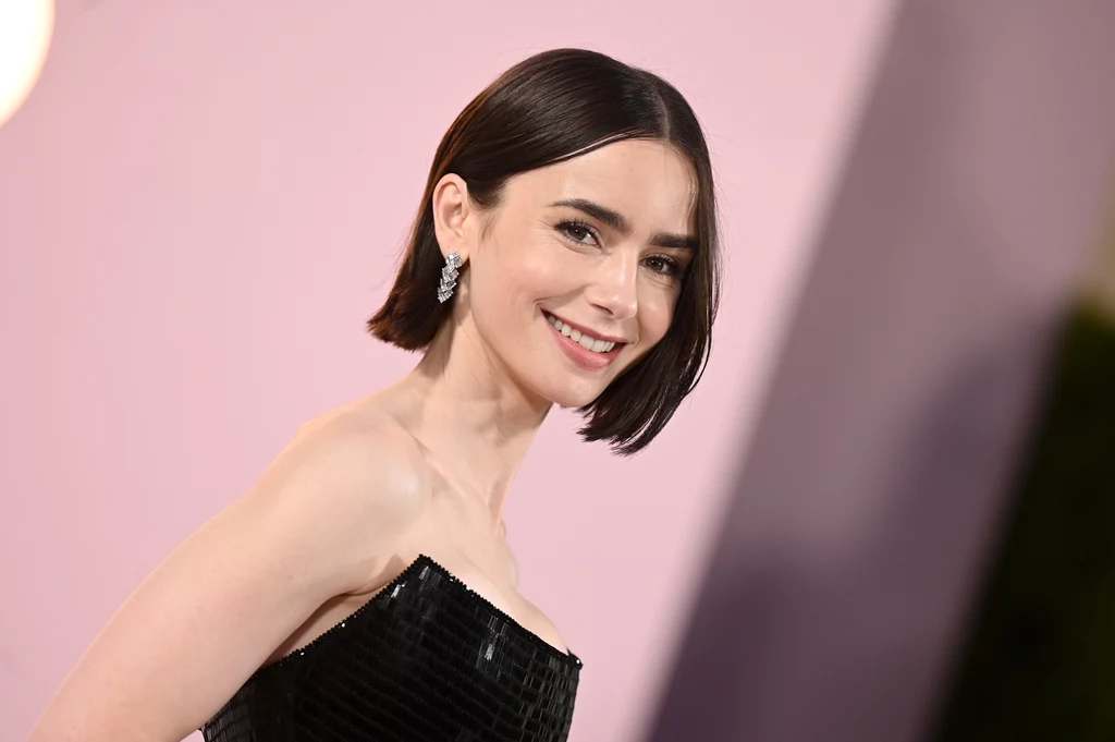 Lily Collins zachwyciła w jesiennej stylizacji od polskiej projektantki 