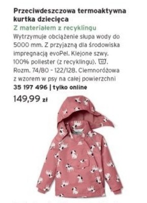 Kurtka przeciwdeszczowa niska cena