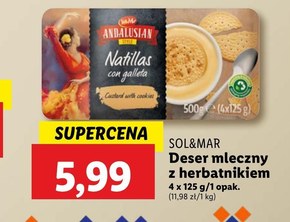 Deser mleczny Sol&Mar niska cena