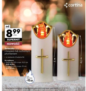 Świeczka led Cortina niska cena