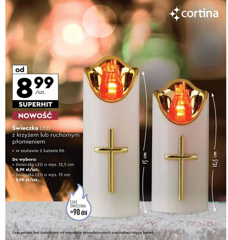 Świeczka led Cortina