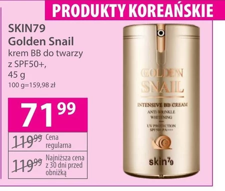 Krem do twarzy Golden snail