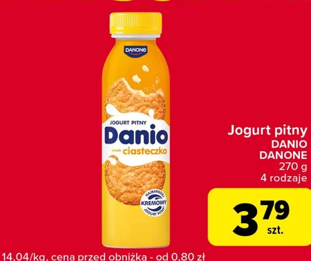 Danone Danio Jogurt pitny smak ciasteczko 270 g