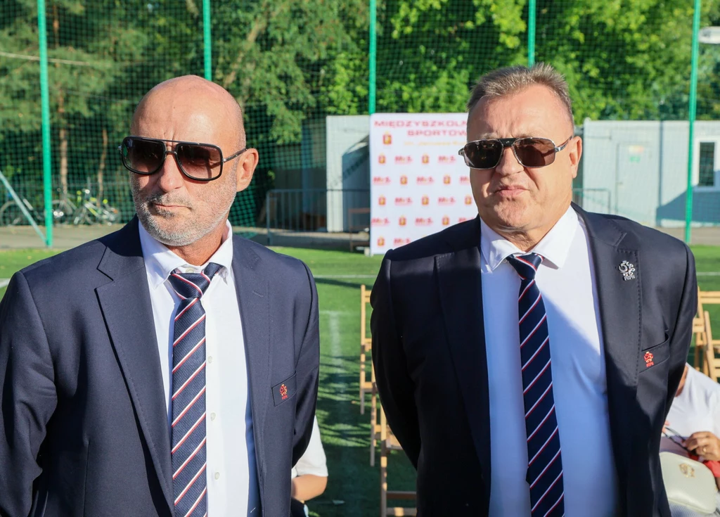 Michał Probierz (z lewej) i Cezary Kulesza Michał Probierz (z lewej) i Cezary Kulesza