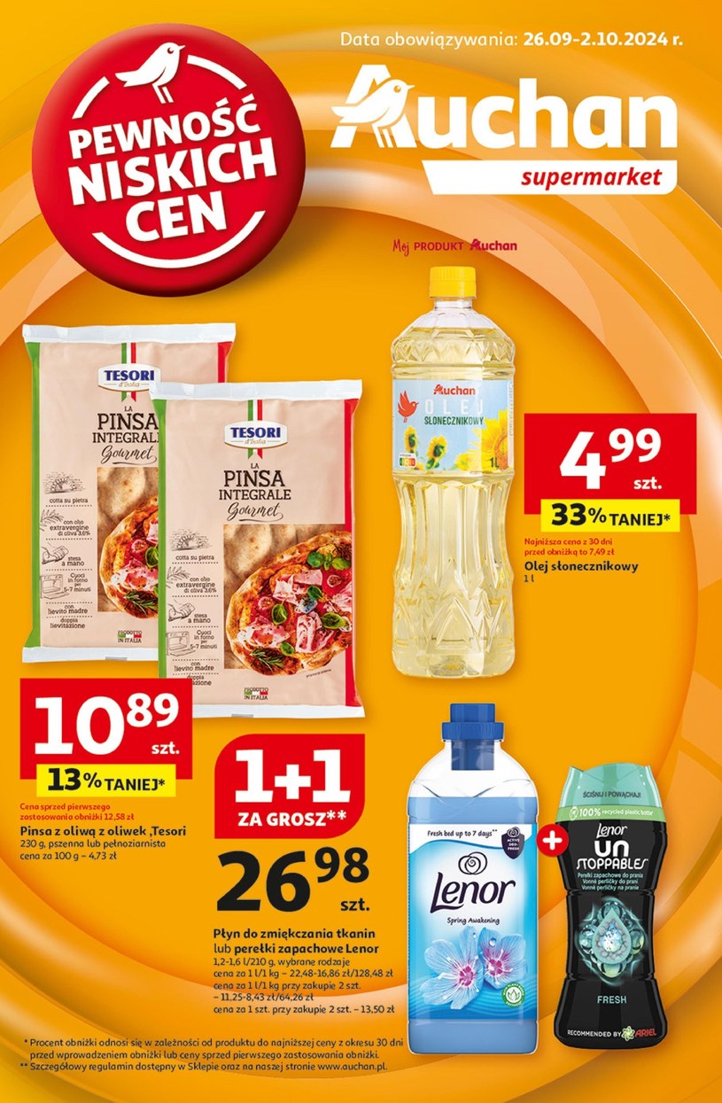 Gazetka promocyjna Auchan Supermarket - wygasła 3 dni temu