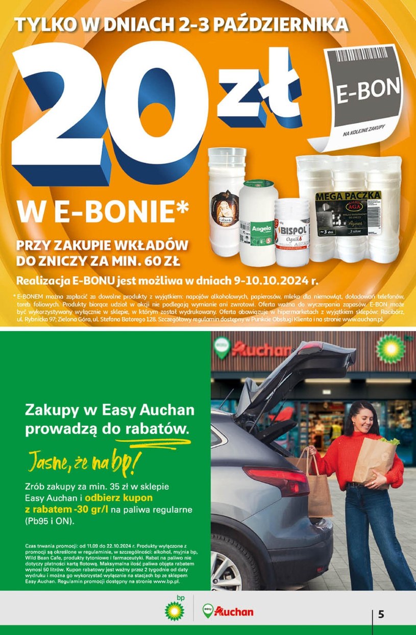 Gazetka: Taniej z kartą Skarbonka! - Auchan - strona 5