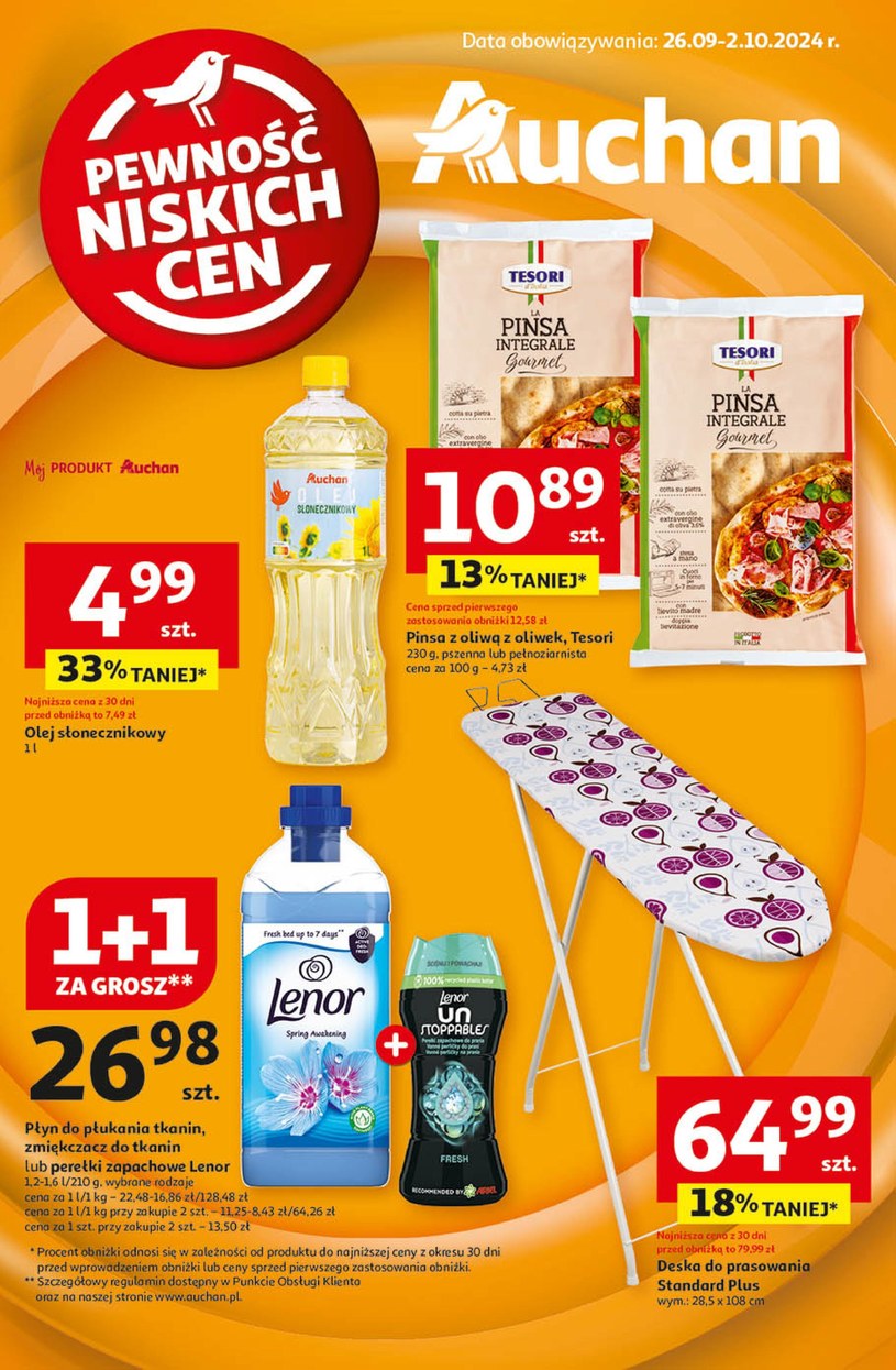 Gazetka: Taniej z kartą Skarbonka! - Auchan - strona 1