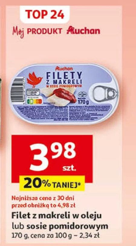 Filet z makreli Auchan