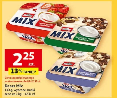 Müller Mix Blueberry Jogurt 130 g