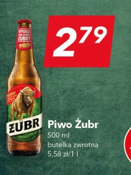 Żubr Piwo jasne 500 ml