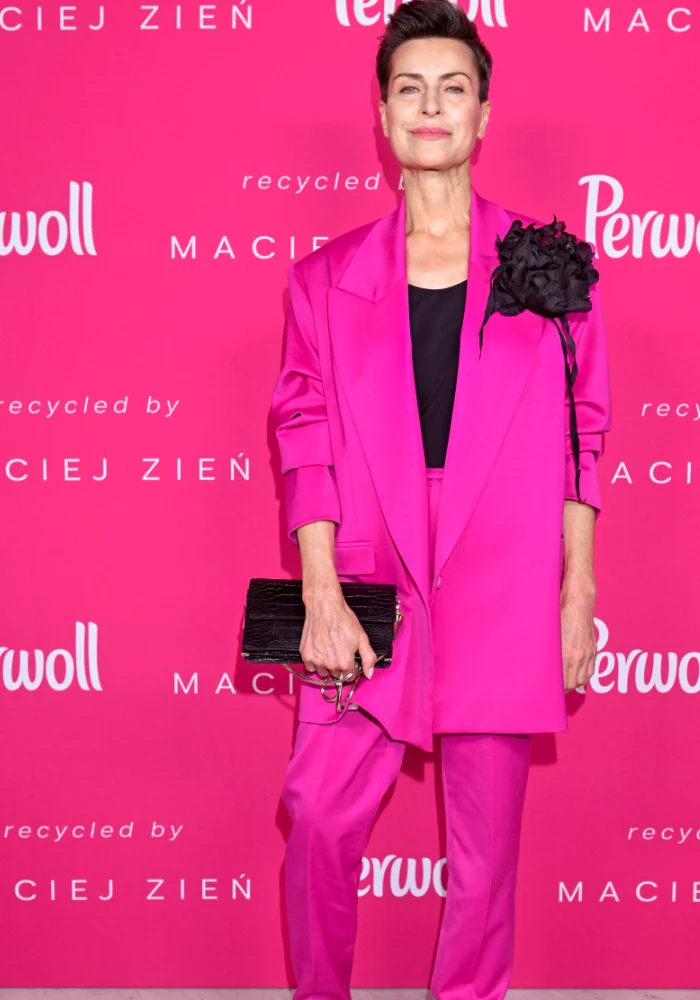 Danuta Stenka na pokazie mody