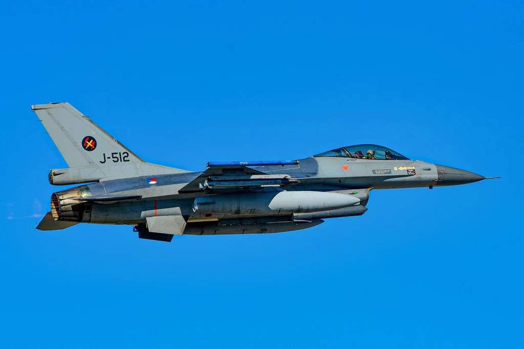 Samolot F-16 holenderskich sił powietrznych