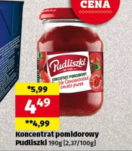 Koncentrat pomidorowy Pudliszki