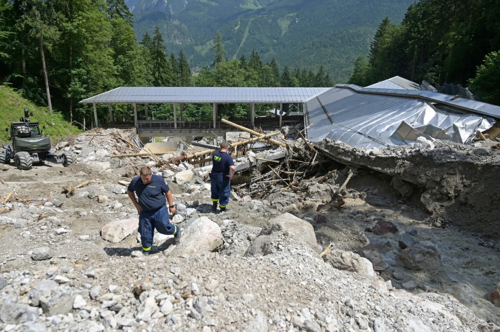 Tor w Koenigsee został całkowicie zniszczony w lipcu 2021 roku przez powódź