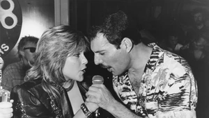 Samantha Fox i Freddie Mercury (Queen) - Londyn, 12 lipca 1986 r.