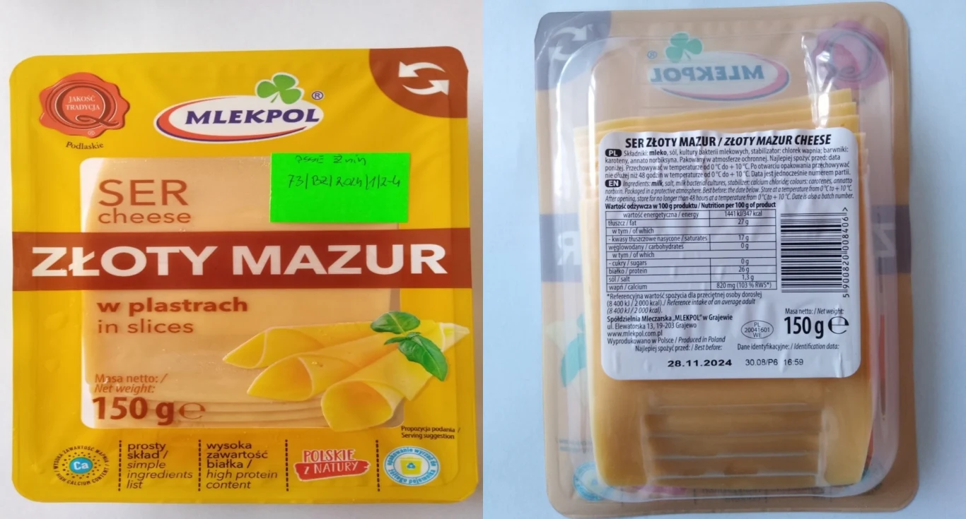 Produkt objęty ostrzeżeniem GIS Produkt objęty ostrzeżeniem GIS