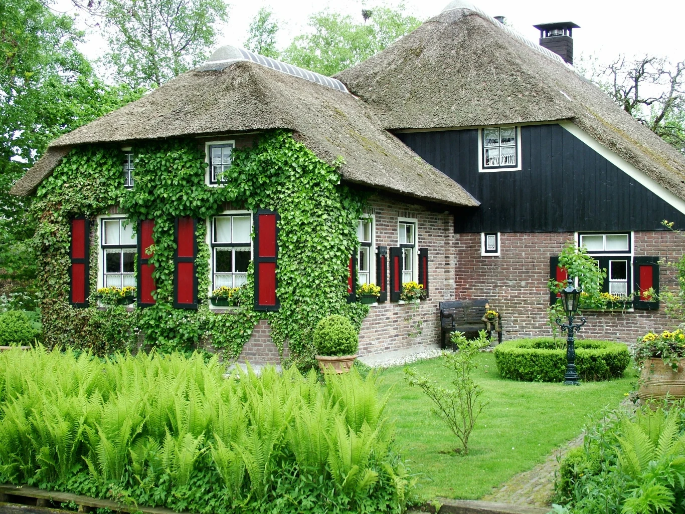 Domy w Giethoorn prezentują się zjawiskowo