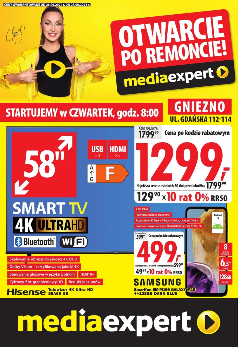 Gazetka promocyjna Media Expert - ważna od 26. 09. 2024 do 28. 09. 2024