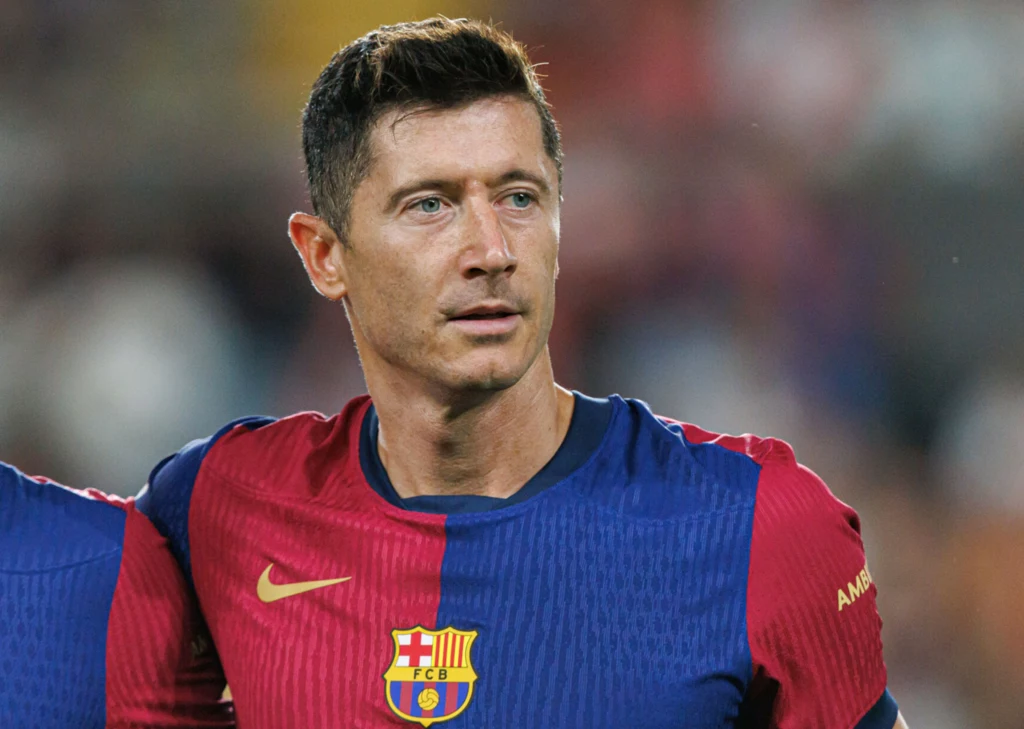 Robert Lewandowski w barwach FC Barcelona Robert Lewandowski w barwach FC Barcelona