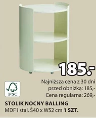 Stolik nocny MDF