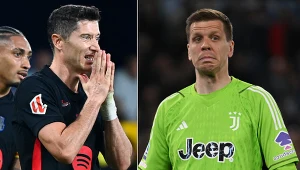 Robert Lewandowski i Wojciech Szczęsny