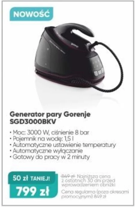 Generator pary Gorenje