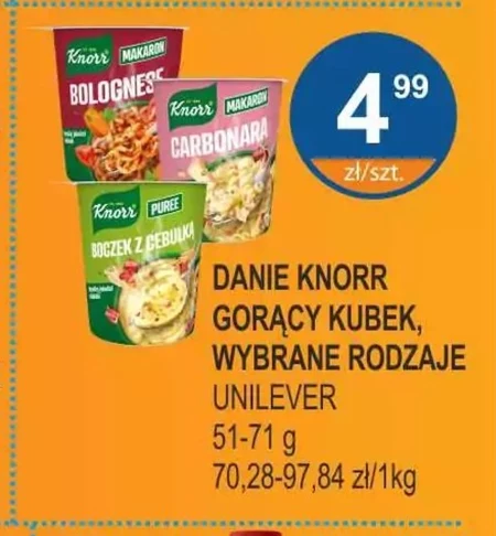 Gorący kubek Knorr