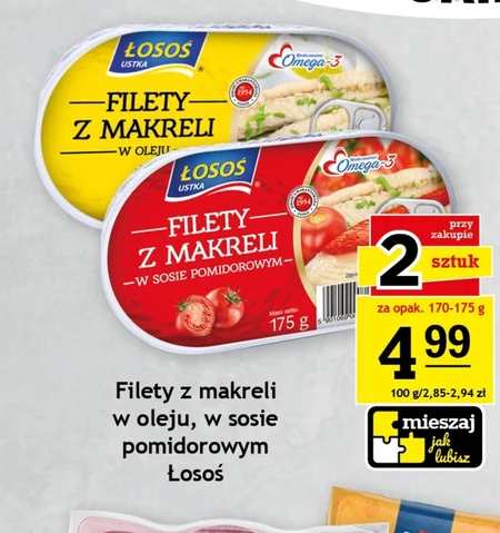 Filet z makreli Łosoś Ustka