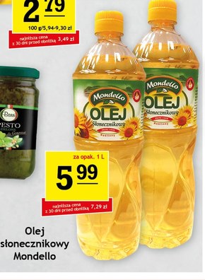 Olej Mondello niska cena