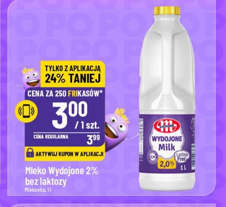 Mleko bez laktozy Mlekovita