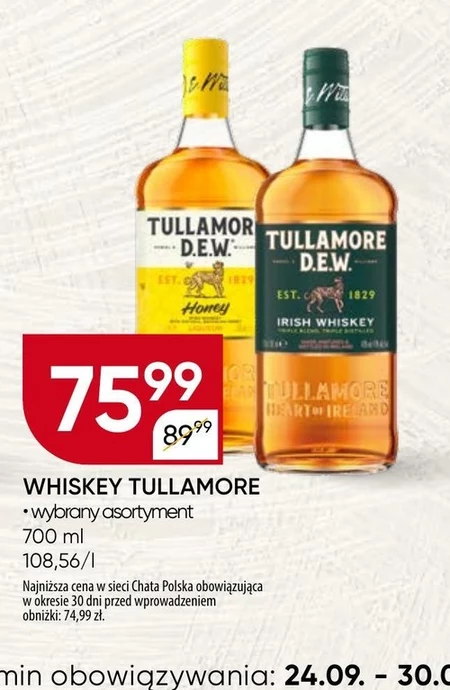 Whiskey Tullamore Dew