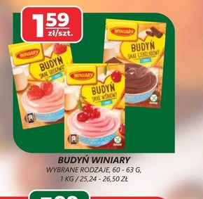 Winiary Budyń z cukrem smak wiśniowy 60 g niska cena