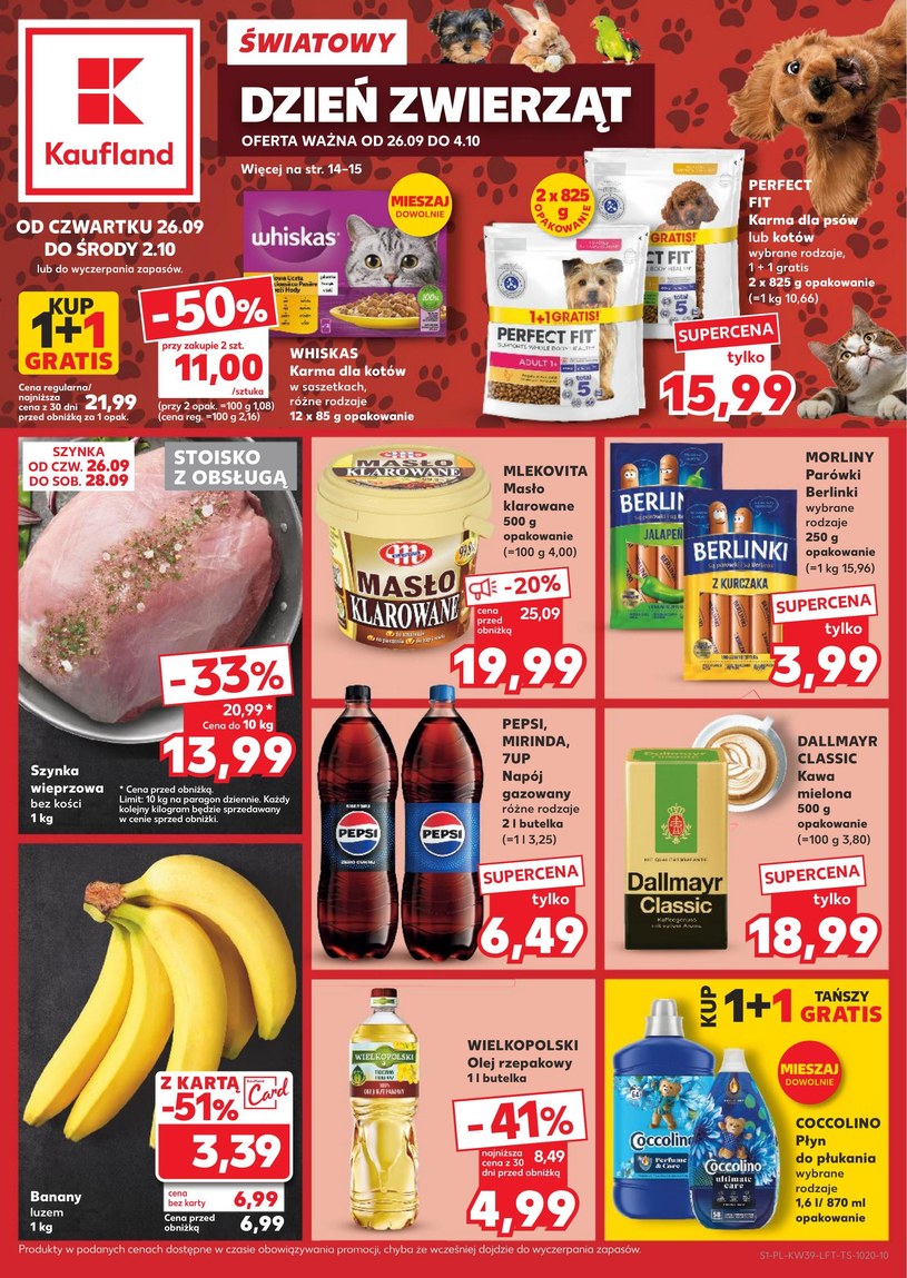 Gazetka: Światowy dzień zwierząt – Kaufland - strona 1