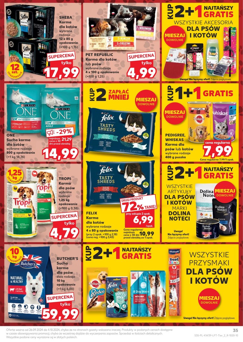 Gazetka: Światowy dzień zwierząt – Kaufland - strona 35