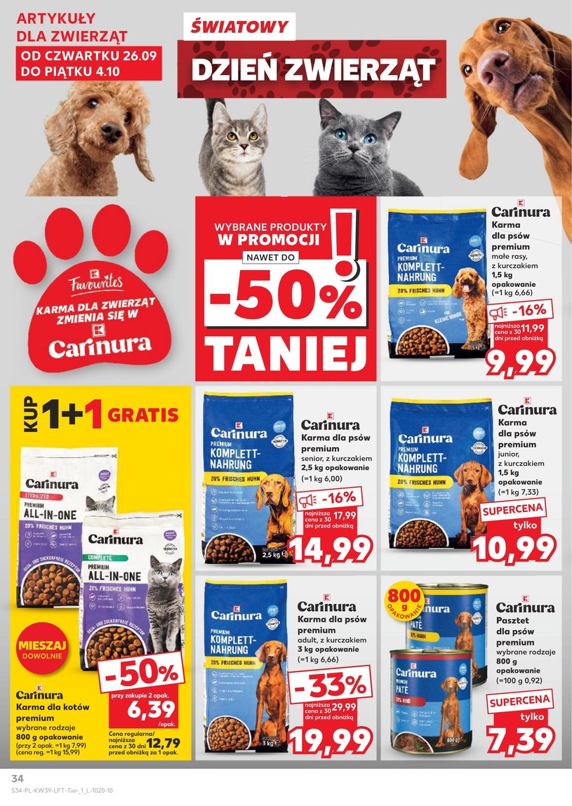 Gazetka: Światowy dzień zwierząt – Kaufland - strona 34