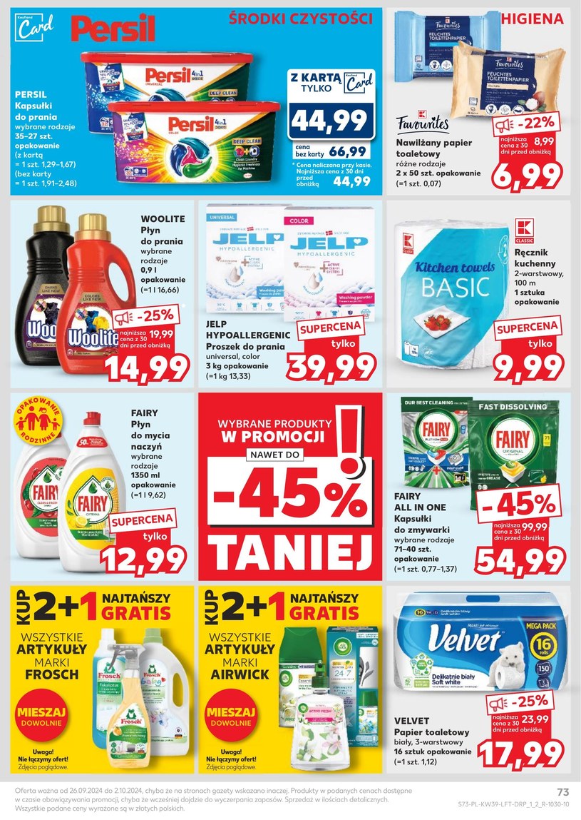 Gazetka: Kuszące promocje dla ciebie – Kaufland - strona 73