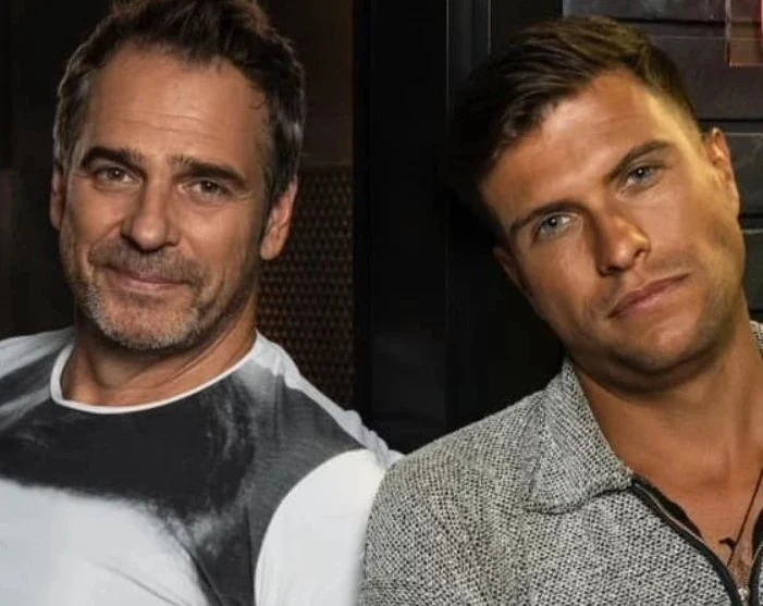 Paweł Deląg z synem Pawłem juniorem