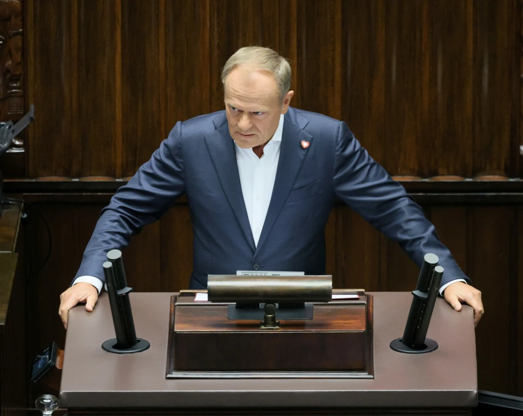 Premier Donald Tusk w Sejmie Premier Donald Tusk w Sejmie