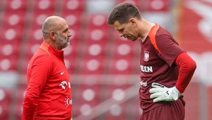 Selekcjoner Michał Probierz i Wojciech Szczęsny 