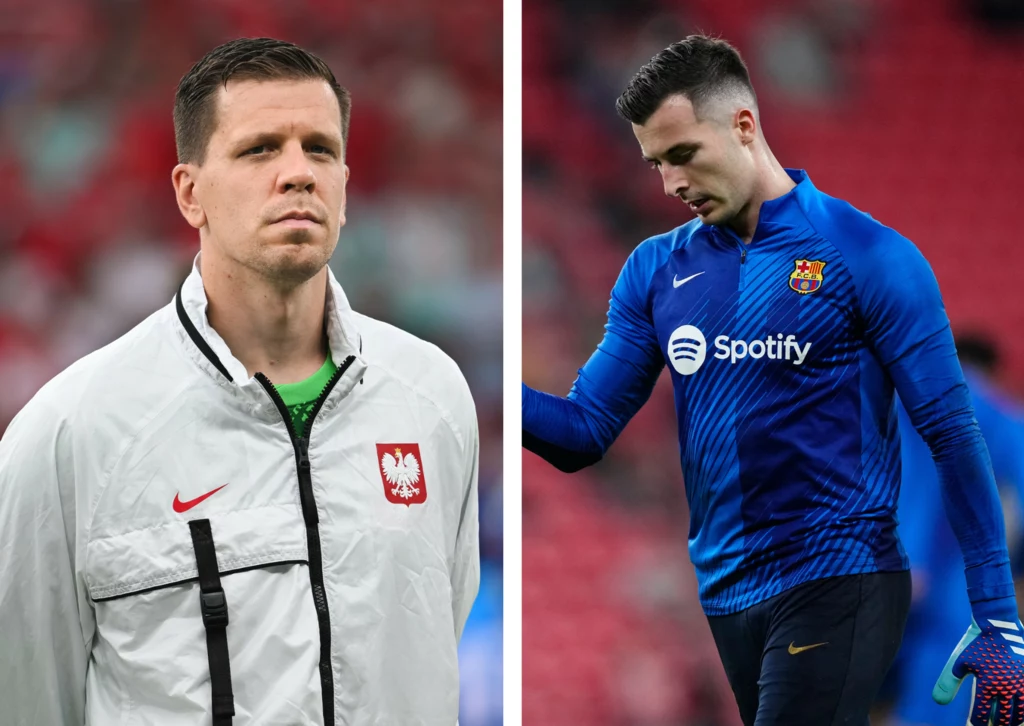 Wojciech Szczęsny i Inaki Pena Wojciech Szczęsny i Inaki Pena
