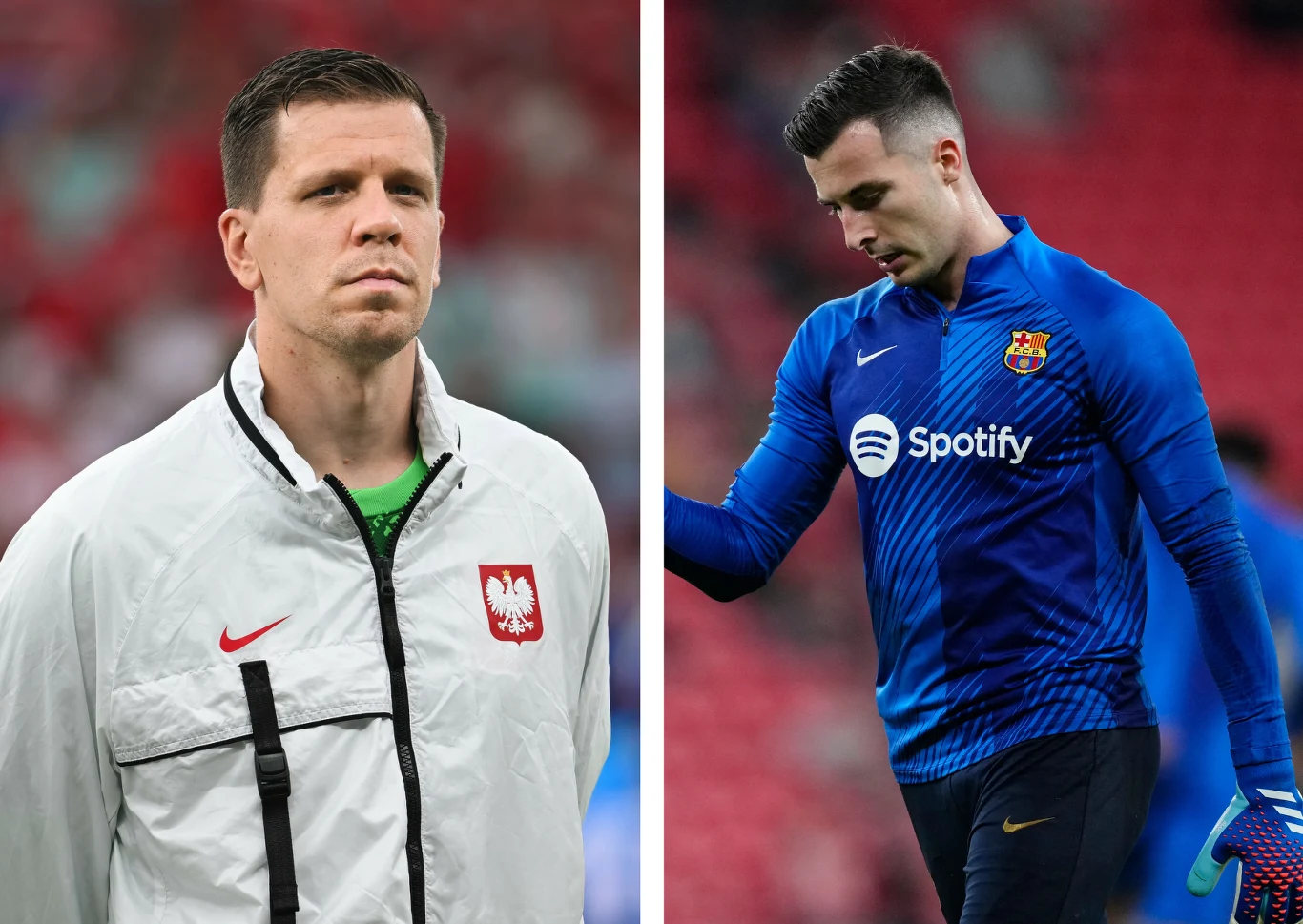 Wojciech Szczęsny i Inaki Pena