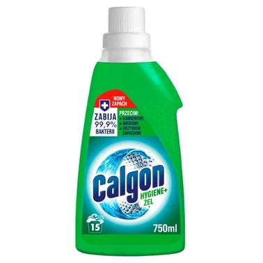 Calgon Hygiene+ Antybakteryjny żel do mycia i dezynfekcji pralki 750 ml (15 prań) - 0