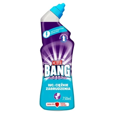 Cillit Bang Żel WC ciężkie zabrudzenia 750 ml - 1