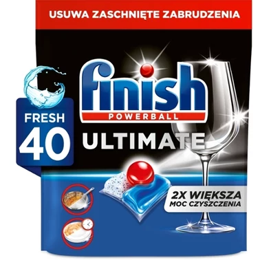 Finish Ultimate Fresh Kapsułki do mycia naczyń w zmywarce 516 g (40 sztuk) - 1