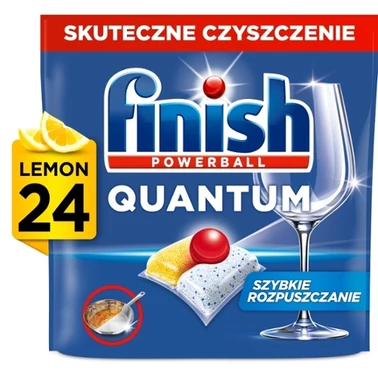 Finish Quantum Lemon Kapsułki do mycia naczyń w zmywarce 249,6 g (24 sztuki) - 1