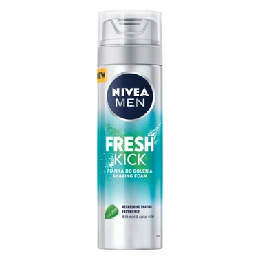 Nivea MEN Fresh Kick Pianka DO Golenia 200 ml - 0